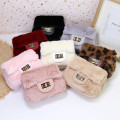 Faux Fur Crossbody Bags for Women 2020 Autumn Winter Girls Small Coin Wallet Pouch Kids Plush Party Purse Girl Purses Gift