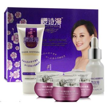 YING SHI MAN 5 pcs Face Skin Care Set Repair Whitening Nursing moisturizing remove Freckle