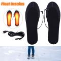 New Heated Shoe Insoles USB Electric Foot Warming Pad Feet Warmer Sock Pad Mat Winter Outdoor Sports Heating Insoles Winter Warm