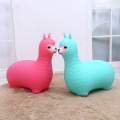 60cm Baby Alpaca Bouncy Toys Inflatable Ride on Animal Sports Toys Jumping Horse Thicken PVC Children for Kids