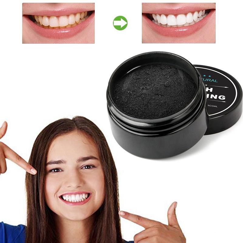 activated carbon coconut shell powder tooth whitening powder Cleansing Quick Stain Removing 30g toothpaste Oral Hygiene