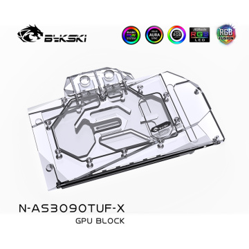 Bykski Water Block use for ASUS TUF RTX 3090 /3080 GAMING GPU Card / Full Cover Copper Video Card Radiator Block /A-RGB / RGB