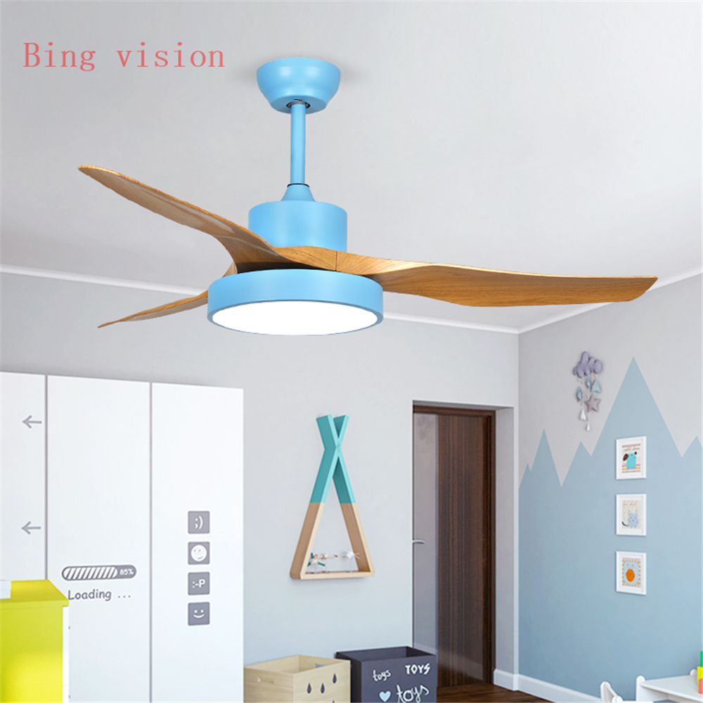 LED Modern Ceiling Light Fan Black Ceiling Fans With Lights Home Decorative Room Fan Lamp 220vCeiling Fan Remote Control