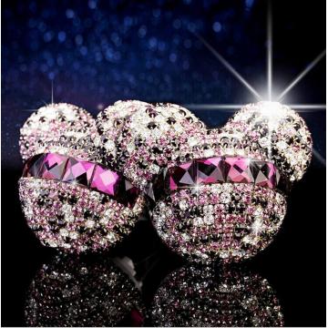Car-styling Handmade Bling Mickey Air Freshener For Car Perfume Air Conditioning Outlet Fragrance Auto Interior Accessorie