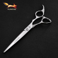 KUMIHO professional hairdressing scissors 440c 6.5inch hair scutting scissors 7inch hair shear with offset handle free shipping