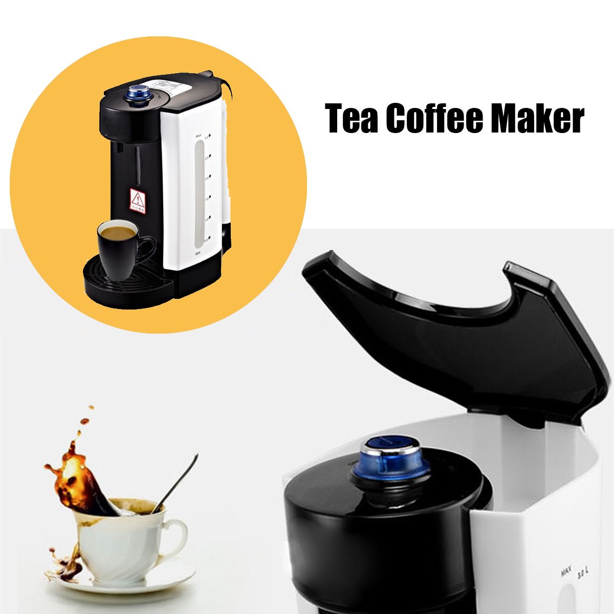 220V 3L Instant Electric Water Kettle Automatic Heating Boiler Tea Coffee Maker Water Boiling Dispenser Portable Heating Tool