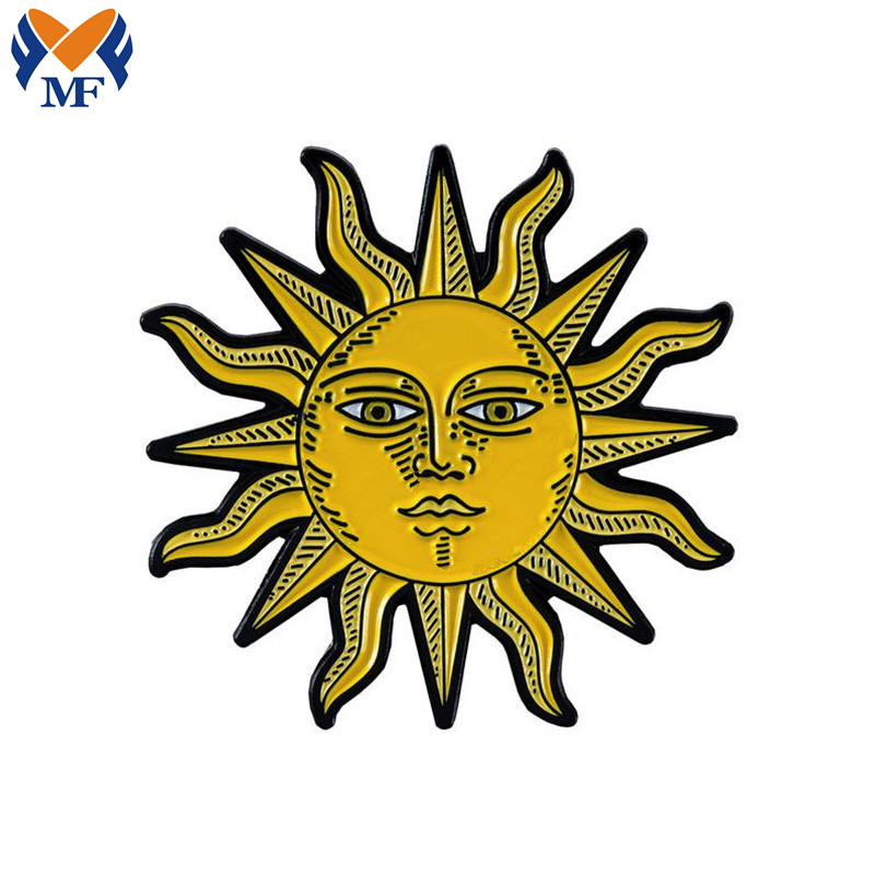 Sun Enamel Pin Unique
