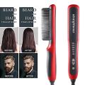 Hair Straightener Flat Irons Straightening Brush Hot Heating Comb Brush Hair Straight Styler Multifunctional Hair Curler Comb