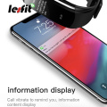 Lesfit Waterproof Silicone Smart Wristbands Men Android Smart Tracker Heart Rate Activity Women Bracelet Fitness Sport Tracker