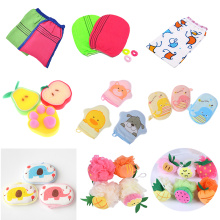 1pc Cotton Bath Brushes Shower Products Comfortable Soft Towel Accessories Infant Children Rub baby Rubbing Body Wash Sponge