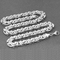 Mens Stainless Steel Byzantine Chains Necklaces Jewellery Hip Hop,Rock,Gift, 2019 accessories Wholesale