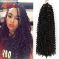 Fluffy Crochet Braid Hair for Passion Twist Hair 30Strands/Pack 18Inch Pre-Loop Long Braids Twist Synthetic Hair Extension