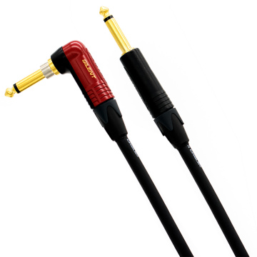 Professional 6.35mm noise reduction electric guitar instrument cable, use mogami flagship cable 3368 neutrik silent plug