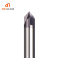 CNC carbide Chamfering milling cutter 60 90 120 degree coated 3 flutes deburring end mill engraving and carving router bit