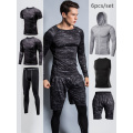 gym compression men's sportswear jogging tights tracksuit suits sportsman fitness sport suit running sports wear set man clothes