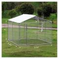 Outdoor Large Dog Cage playing chain link kennel