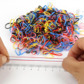 1000PCS Cute Girls Colorful Rings Disposable Rubber Bands Gum For Ponytail Holder Elastic Hair Bands Kids Hair Accessories