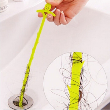 New Sink Cleaning Hook Bathroom Floor Drain Sewer Dredge Device Small Tools wholesale Durable Hair Stoppers