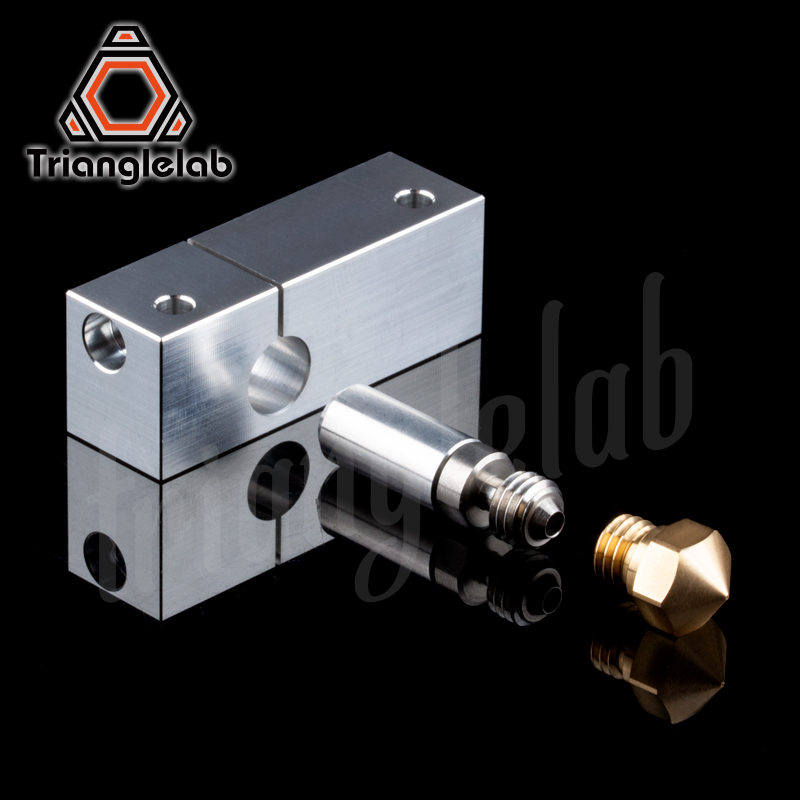 trianglelab Swiss All Metal Hotend KIT Wanhao hotend for Wanhao i3 Monoprice Maker Select Cocoon Create heat block mk10 nozzle