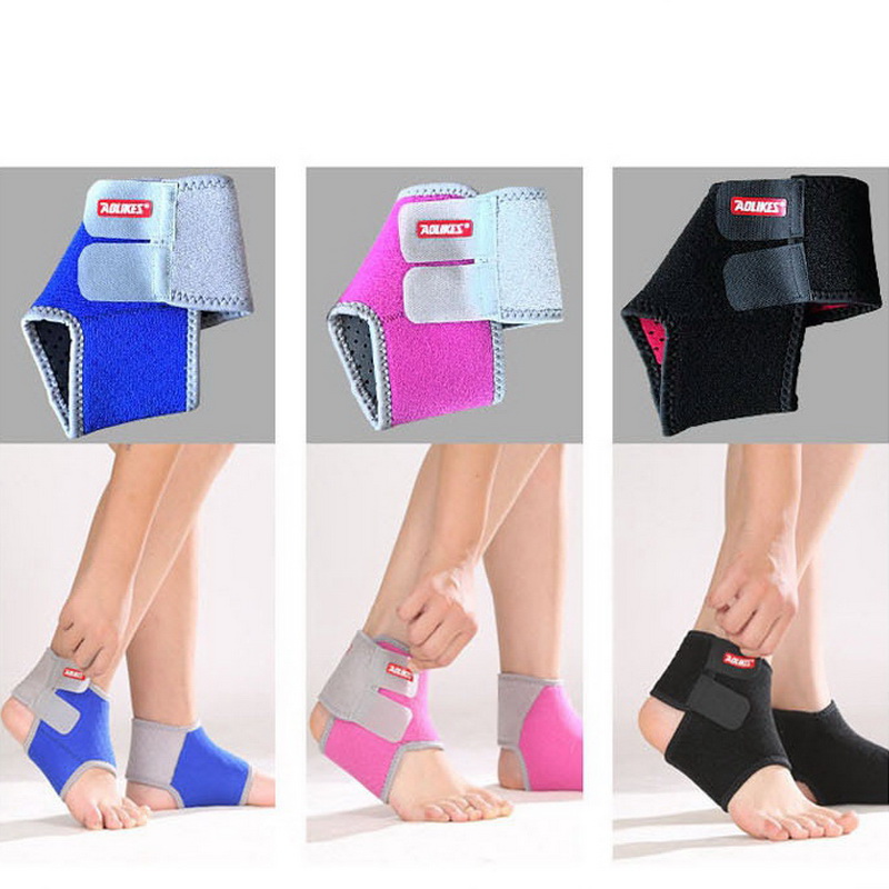 AOLIKES 1 Pair Kids Ankle Strap For Cycling Running Gym Children Sport Ankle Brace Support Guard Protector Boy Girl tobillera