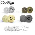10set Magnetic Snap Fasteners Clasps Buttons Handbag Purse Wallet Craft Bags Leather Parts Accessories 14mm 18mm