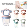 Silicone Pacifier Fresh Food Nibbler Baby Feeder Kids Fruit Nipples Feeding Safe Infant Supplies Baby Nipple Soother Bottles