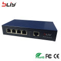 Bliy 100Mbps 5 Port 48v POE Switch Outdoor 4 RJ45 Port 1 Uplink Oem Smart Pover Over Ethernet Network Poe Module fiber Switch