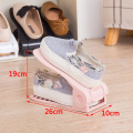 1 PCS Shoe Organizer Adjustable Plastic Shoe Rack Closet Double Shoe Storage Organizer Stand Shelf Home Accessories