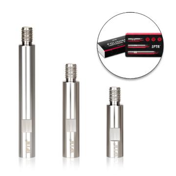 SPTA Stainless Steel Rotary Extension Shaft Set, 75mm,100mm,140mm, For Rotary Polisher,Car Polisher,Polishing Pads,Backing Plate