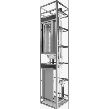 Backpack frame structure villa elevator