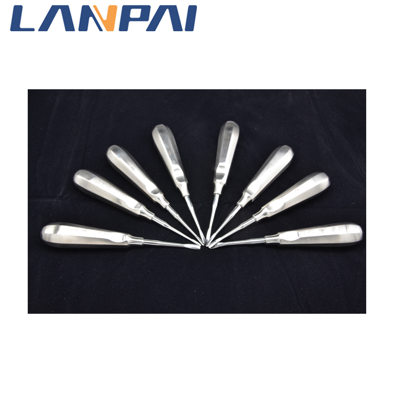 1pc Stainless Steel Dental Root Surgical Curved/Stragiht Luxating Elevators Dentist Instruments Tools