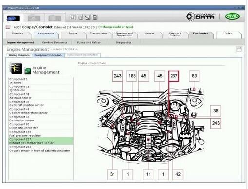 vivid workshop data v10.2 for repair software vivid auto software vivid workshop data 10.2 send online download link or CD