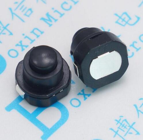 20Pcs 1010X Small Circular Flashlight Switch Power Supply Button Switch KAN-10A Self-locking Button Push Button Switch ON-OFF