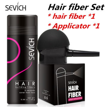 Keratin Hair Fiber Applicator Hair Building Fiber Spray Pump Styling Color Powder Extension Thinning Thickening Hair Growth 2pcs