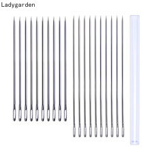20PCS 175mm Large Hand Wool Doll Big Eye Pointed Long Sewing Needles Stainless Steel Beading Jewelry Making Beading Pins Needle