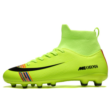 Men Football Shoes Soccer Cleats Boots Long Spikes TF Spikes Sneakers Soft Indoor Turf Futsal Soccer Shoes Men Zapatos De Futbol