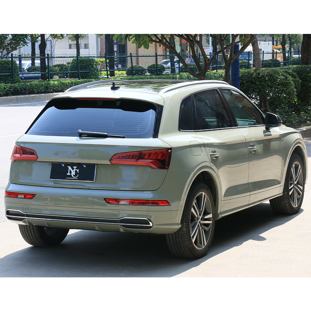 Armored Green Car Wrapping