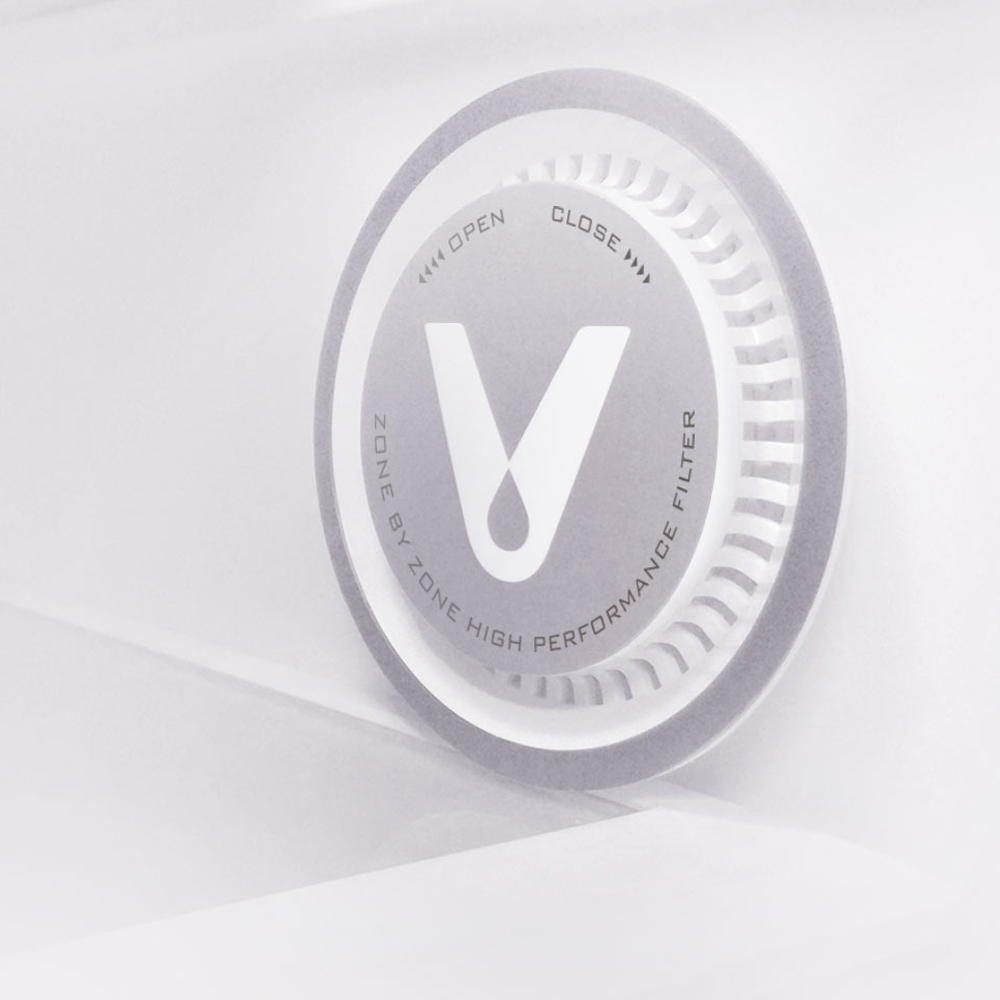Youpin VIOMI VF-2CB Square White Kitchen Refrigerator Air Purifier Household Ozone Sterilizing Deodor Device Flavor Filter Core