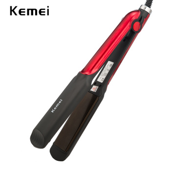 Kemei professional hair straightener straightening iron ceramic coating flat irons curling corn styling tools hair curler women