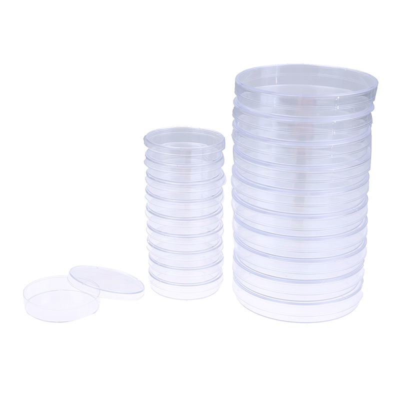 10Pcs polystyrene sterile petri bacteria dish laboratory medical supply diameter sizes: 100mm