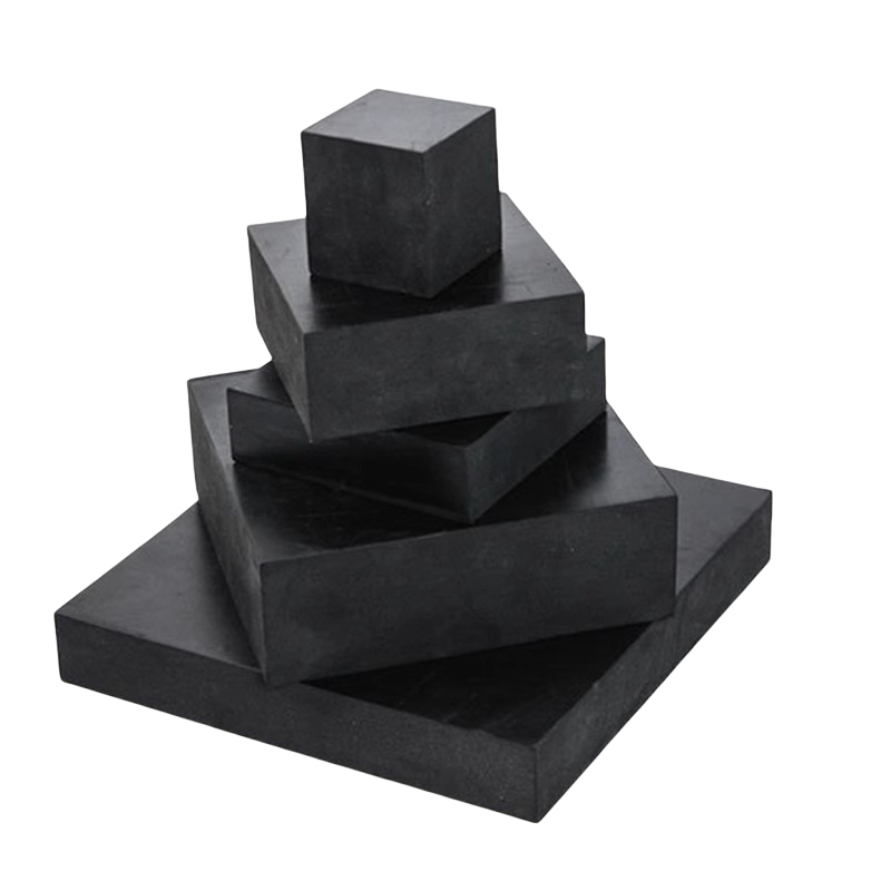 Black rubber pad