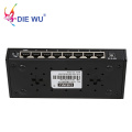 8 Port Gigabit Ethernet Network Switch 10/100/1000Mpbs HUB Desktop LAN Switcher Adapter Metal case