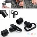 Magorui 1pc Heavy Duty Push Button Quick Detach Rifle QD Sling Swivel Mount