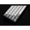 NPKC DSA Keycaps Blank PBT Gray Offwhite Color Mix for Cherry MX Switches of Tada68,XD64,GH60,DZ60,FC660 Mechanical Keyboards