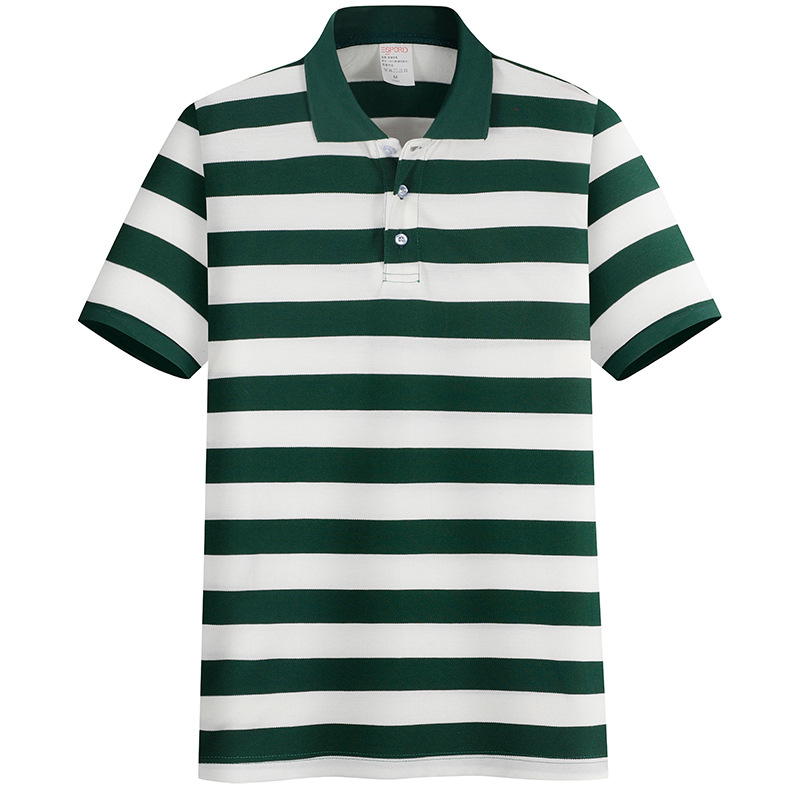 BOLUBAO Brand Men Striped Polo Shirts Summer New Men's Trendy Cotton Polo Shirts Casual Short Sleeve Polo Shirt Male