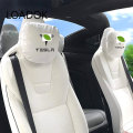 2021 New Car Seat Headrest Breathable Neck Pillow Head Support Neck Travel Pillow Compatible for Tesla Model S Model X Model 3