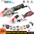 120V/230V 600W/705W Electric Power Tool Electric Mini Circular Saw With Laser multi-function Saw For Cutting Wood,PVC Tube, Tile