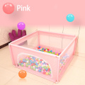 Baby Playpen Fence Foldable Alloy Steel Pipe Toddler Indoor Safety Play Pool Child Protection Play Yard 0~5 Years Old Children