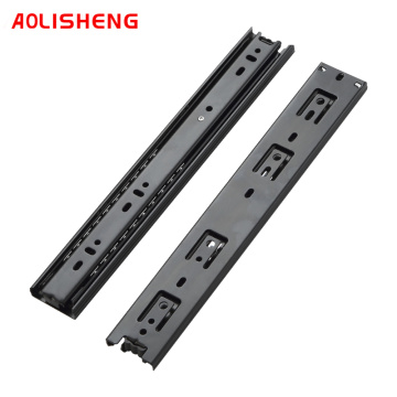 Drawer Slide Rail 4-24 Inch Ball Bearing Three Fold Full Extended Furniture Hardware