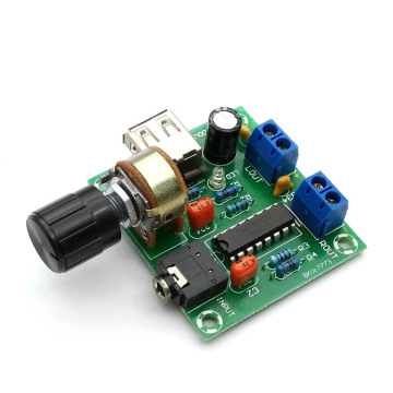 5V Mini Amplifier AC And DC USB Small Power Amplifier PM2038 Power Amplifiers 5Wx2 High-fidelity Product